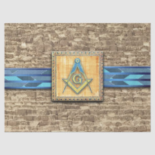 Egyptian Pyramid Square Compass Tissue Paper