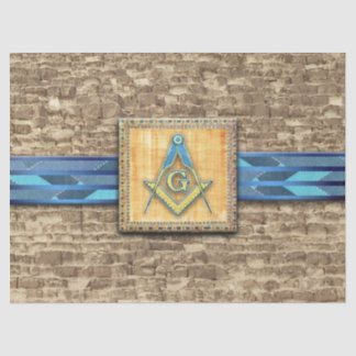 Egyptian Pyramid Square Compass Tissue Paper