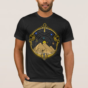Egyptian Pyramids Astronomy T-Shirt