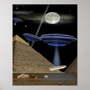 Egyptian Pyramids builders Poster