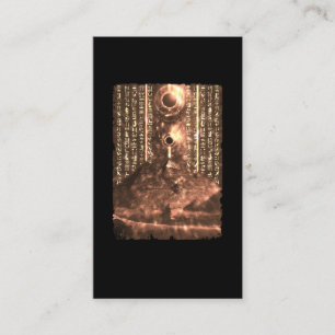 Egyptian Pyramids Hieroglyphics Scarab Artifact Business Card