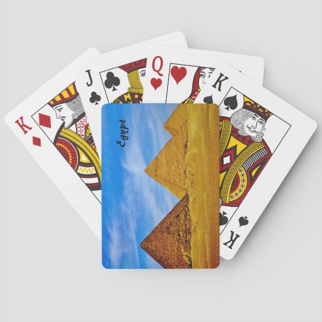 Egyptian Pyramids Playing Cards (Back)