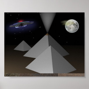 Egyptian Pyramids Poster
