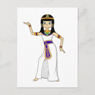 Egyptian Queen Cleopatra Dancing Postcard