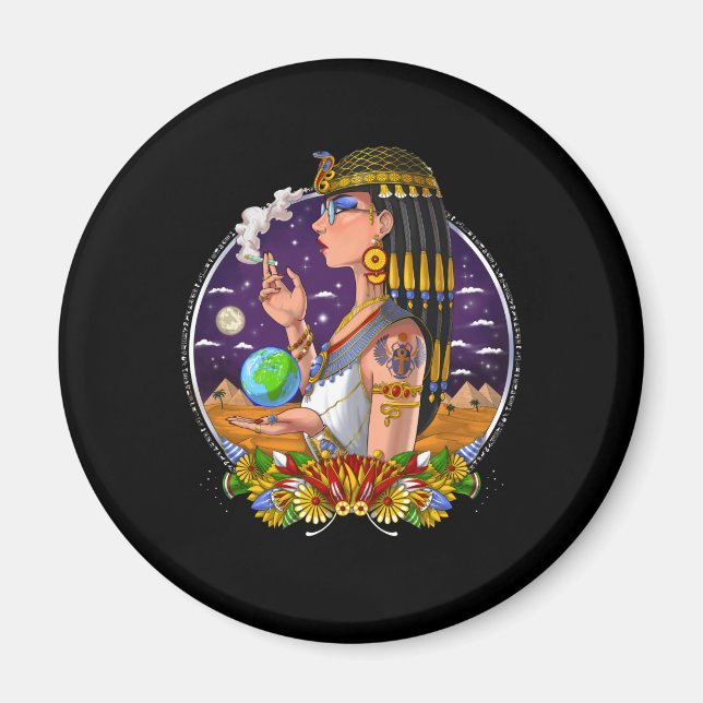 Egyptian Queen Cleopatra Magnet (Front)