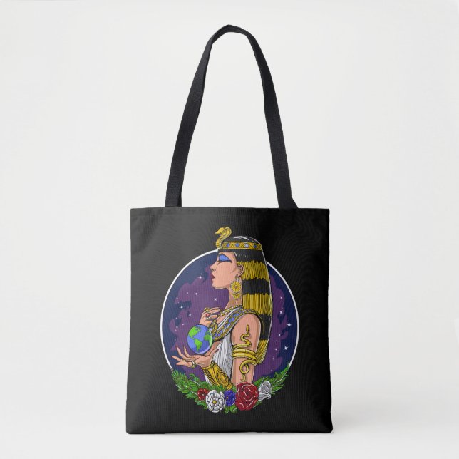 Egyptian Queen Cleopatra Tote Bag (Front)