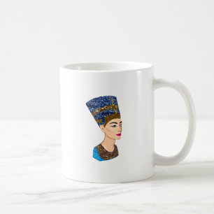 egyptian queen nefertiti coffee mug
