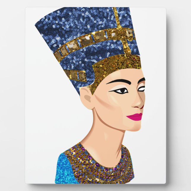 egyptian queen nefertiti plaque (Front)