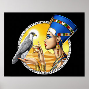 Egyptian Queen Nefertiti Poster