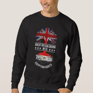 Egyptian Roots Immigrants Ancestry Great Britain E Sweatshirt
