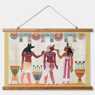Egyptian Royal Design Postcard Hanging Tapestry