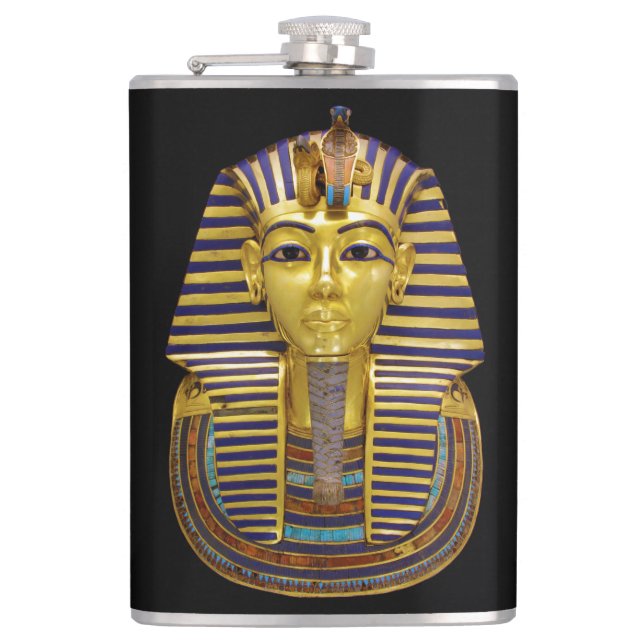 Egyptian Royal Golden Mask Hip Flask (Front)