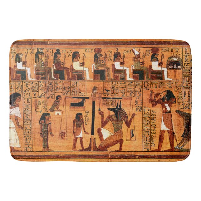 Egyptian Royal Papyrus Bath Mat (Front)