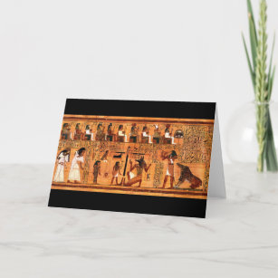 Egyptian Royal Papyrus Card