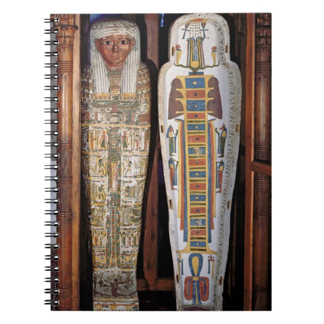 Egyptian sarcophagus covered with hieroglyphics (p notebook (Front)
