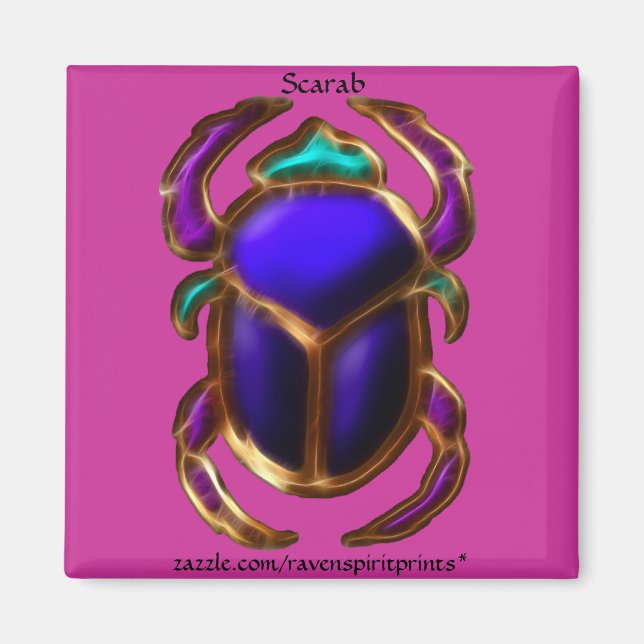 EGYPTIAN SCARAB BEETLE Collection Magnet (Front)