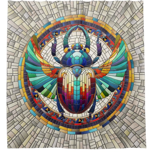 Egyptian Scarab Beetle -Mosaic Art (Front)