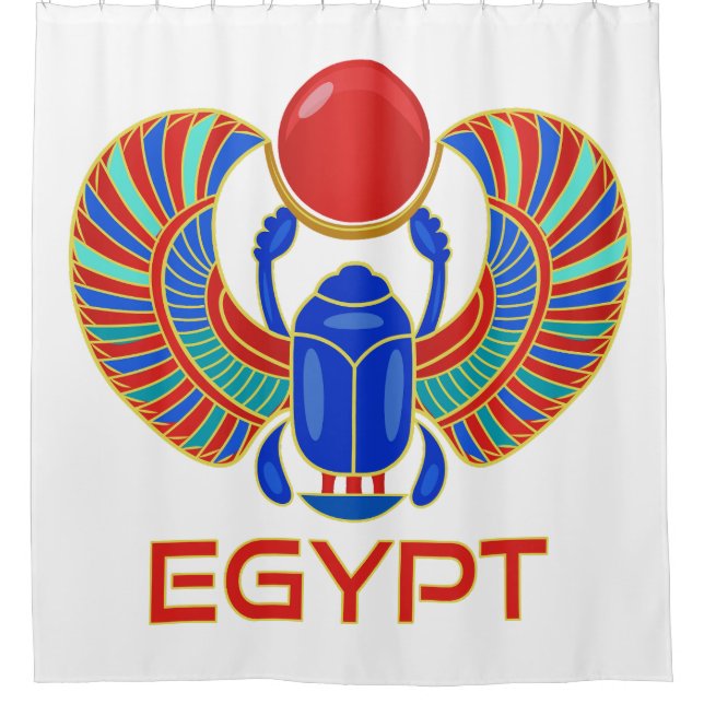 Egyptian Scarab With The Word Egypt (Front)