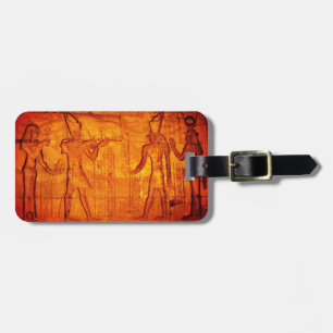 Egyptian Scene Luggage Tag