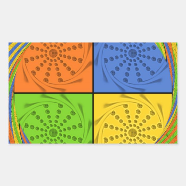 Egyptian Seamless set fabric pattern Sticker (Front)