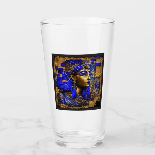 Egyptian Secrets Glass Tumbler  (Front)