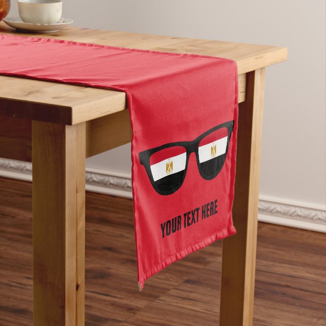 Egyptian Shades custom table runners (In Situ)
