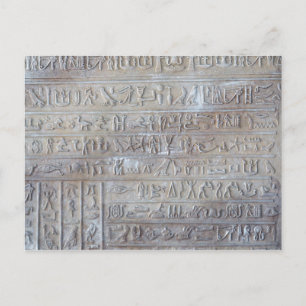 Egyptian spell good luck postcard