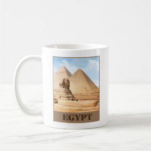 Egyptian Sphinx and Pyramids Coffee Mug