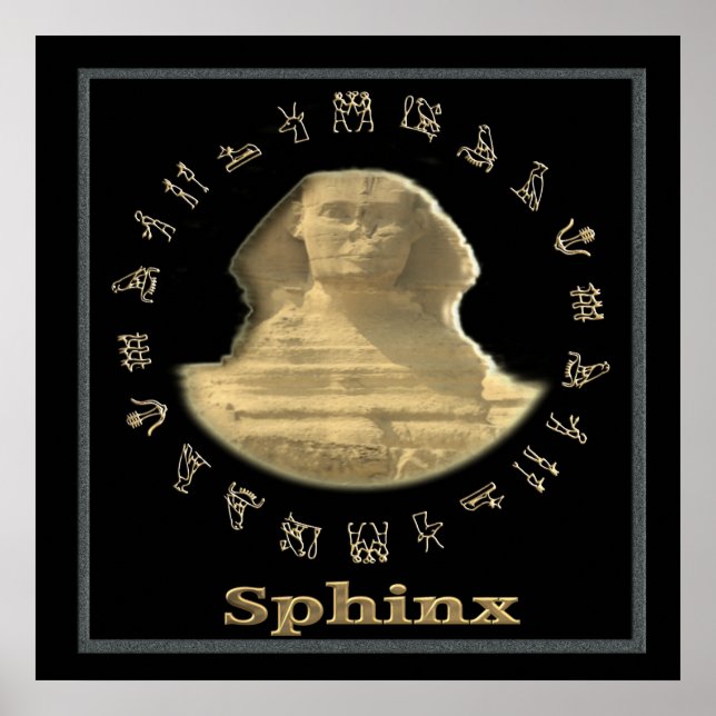 Egyptian Sphinx poster (Front)