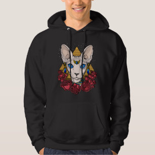 Egyptian Sphynx Cat Goddess Ancient Mythology Hoodie
