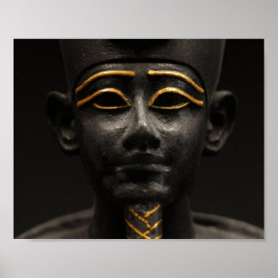 Egyptian Statue of Osiris Poster