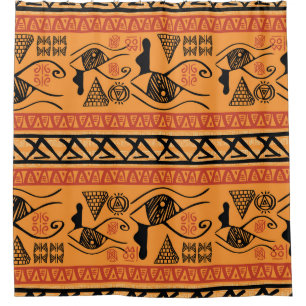 Egyptian Striped, Tribal Vintage Motif.