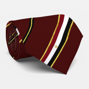 Egyptian stripes flag tie