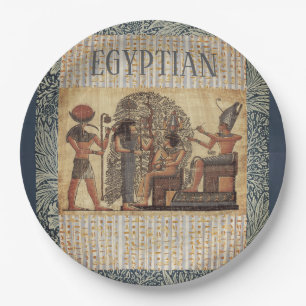Egyptian Style  Paper Plate