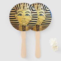 Egyptian Style Round Fan