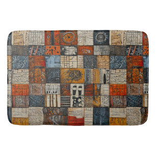 Egyptian style, tiles on a wall bath mat