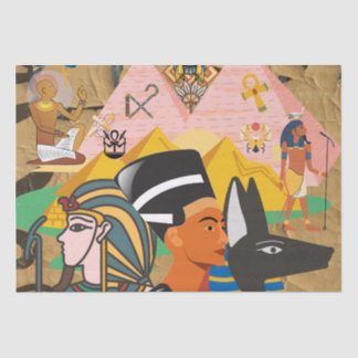 Egyptian style tissue paper