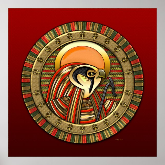Egyptian Sun God Ra Poster (Front)