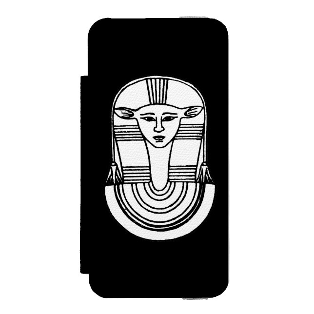 Egyptian Symbol: Hathor Incipio iPhone Wallet Case (Folio Front)