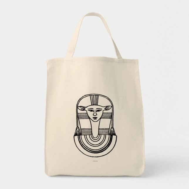 Egyptian Symbol: Hathor Tote Bag (Front)