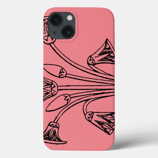 Egyptian Symbol: Lotus Case-Mate iPhone Case (Back)