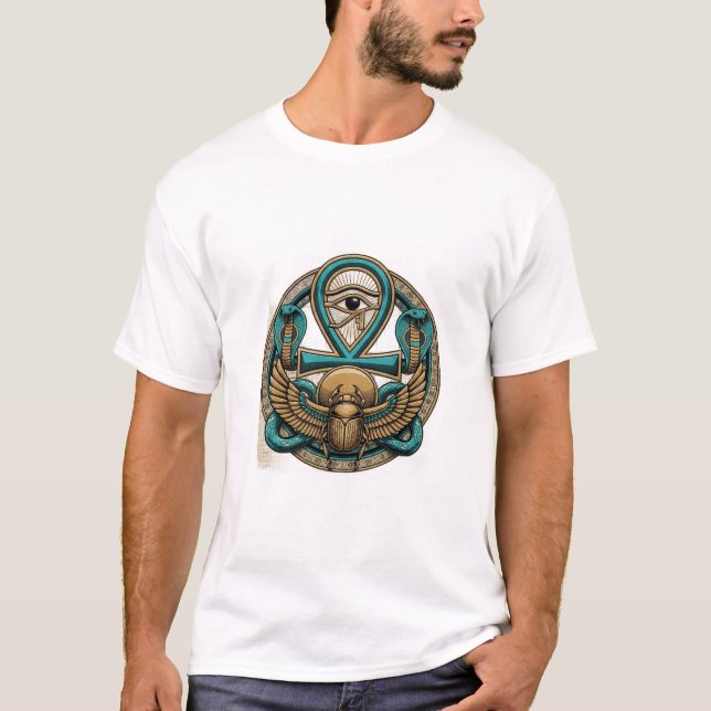 Egyptian Symbolism T-Shirt Graphic (Front)