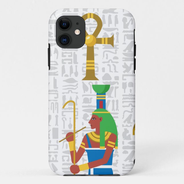 Egyptian Symbols Case-Mate iPhone Case (Back)