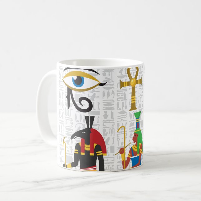Egyptian Symbols Mug (Front Left)