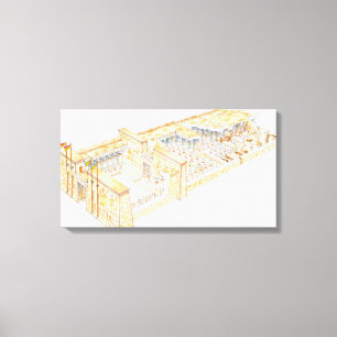 Egyptian Temple Canvas Print