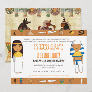 Egyptian Themed Party Invitation