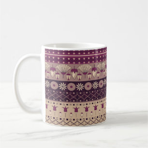 Egyptian Tribal: Ancient Seamless Coffee Mug