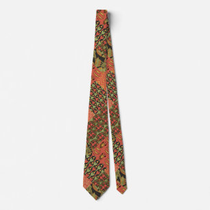 Egyptian Tribal Faux Patchwork Unisex Necktie