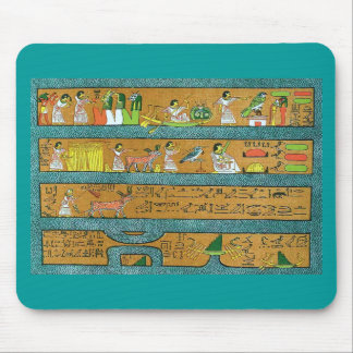 Egyptian Wall Art Mouse Pad