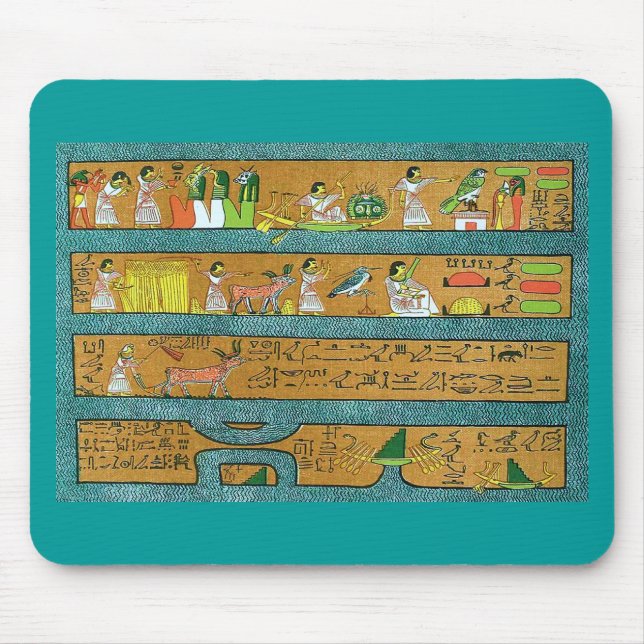 Egyptian Wall Art Mouse Pad (Front)